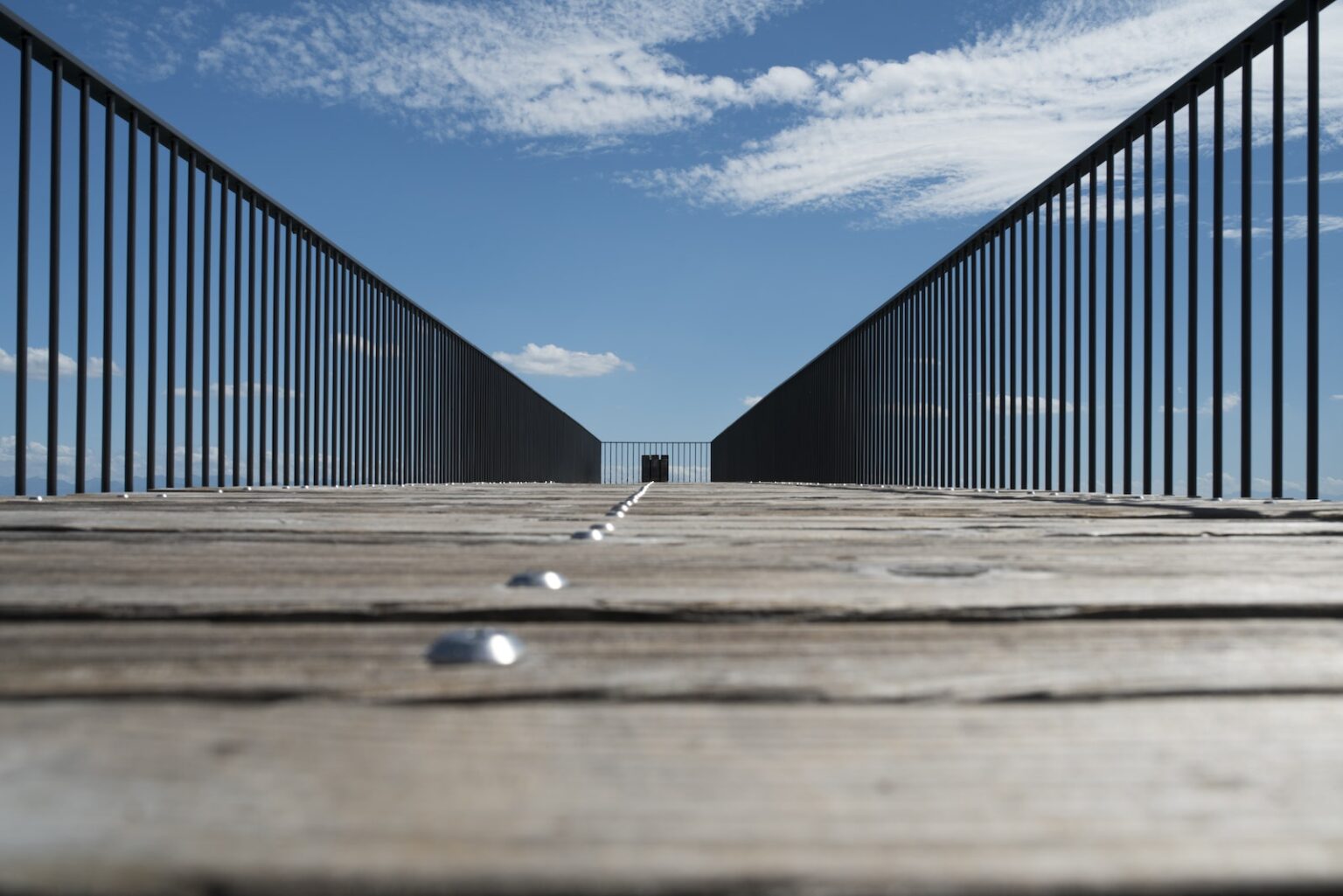 Brown Wooden Walkway