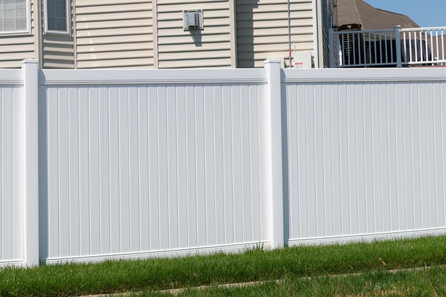 Inspect for Damage Vinyl Fence